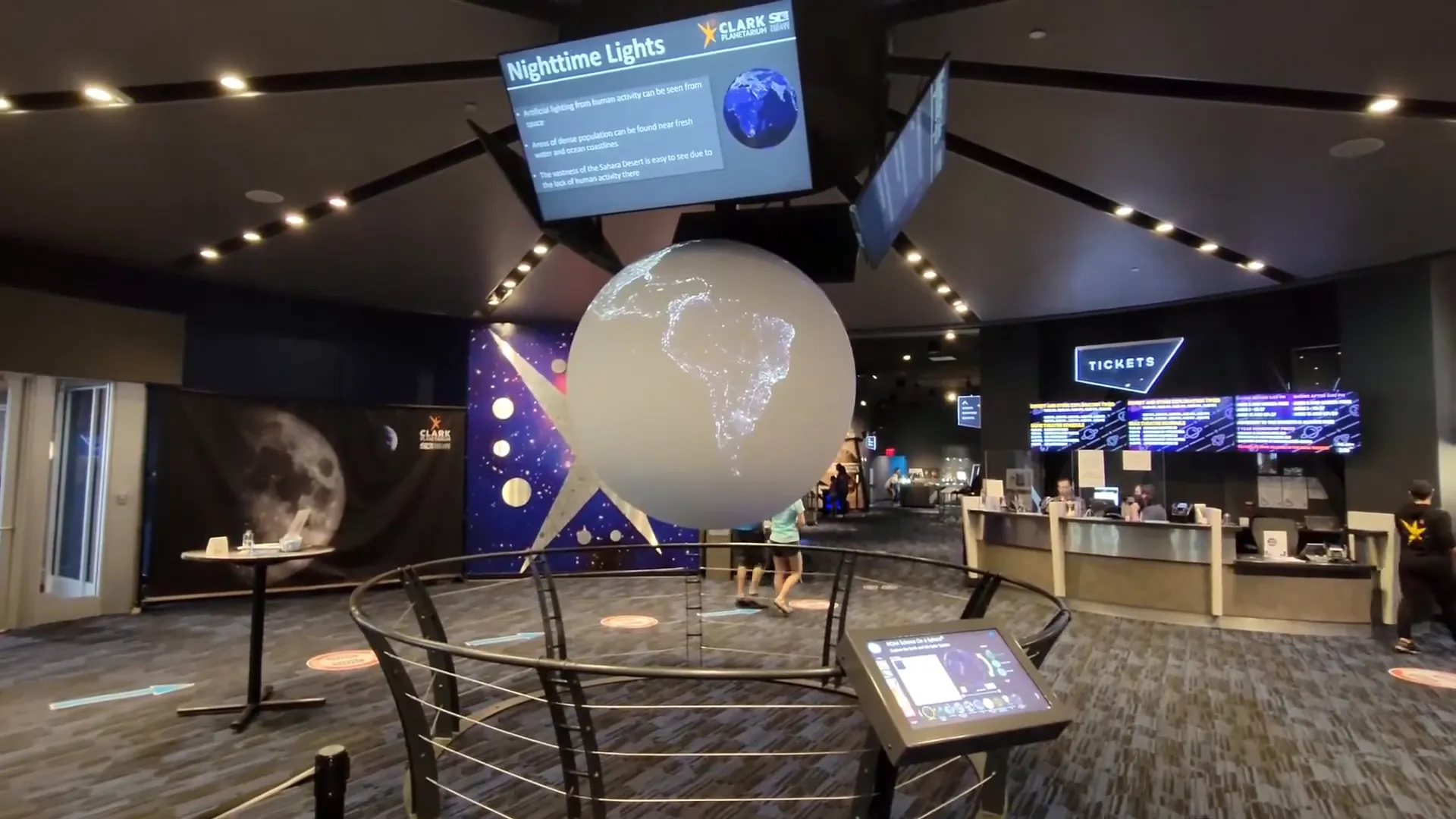 Clark Planetarium exhibits