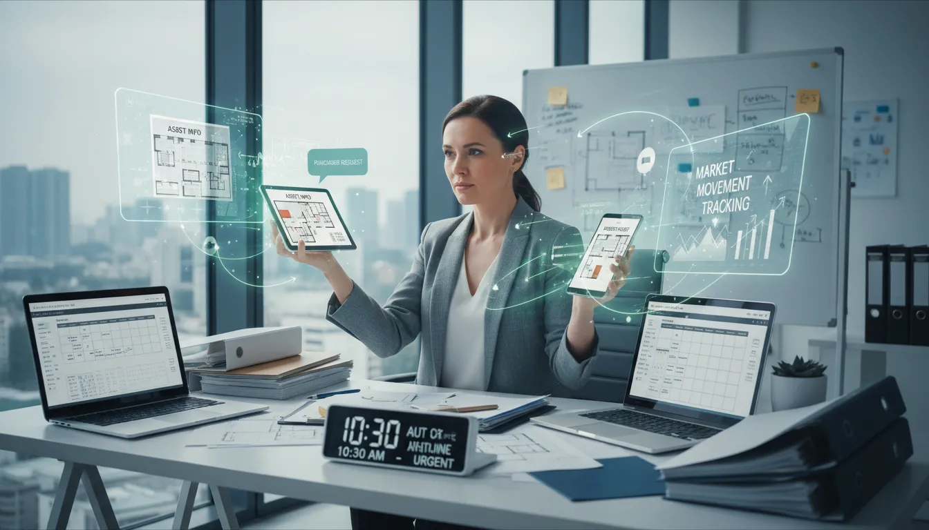 Utah neighborhood with homebuyers, construction cranes and a translucent falling mortgage-rate graph overlay, symbolizing Fed balance-sheet moves and buyer readiness.