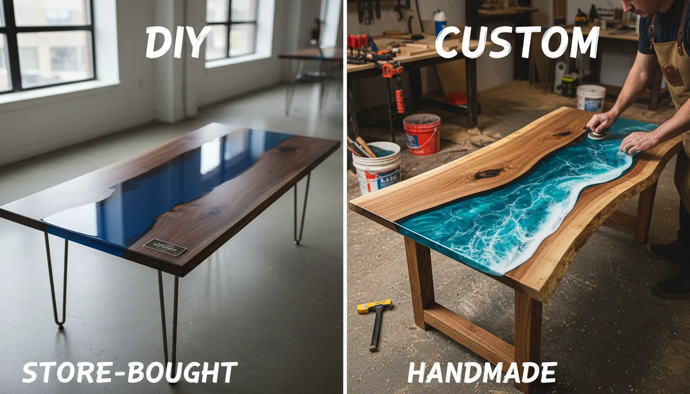 Custom concrete gunite pool with vanishing edge, freeform rock waterfall, tanning ledge and integrated spa in a Southern California backyard at golden hour