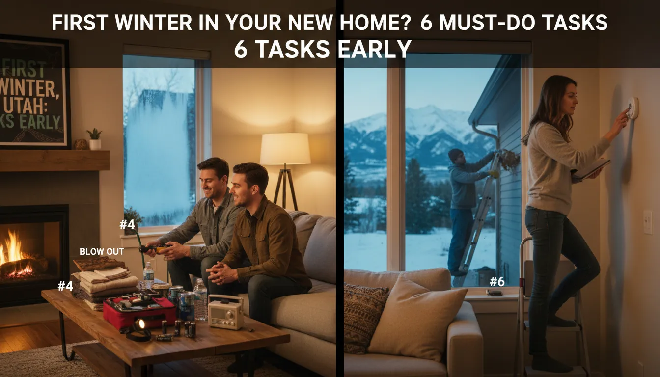 Homeowner and contractor reviewing a modern variable-speed pool pump on an equipment pad beside a Southern California concrete pool; homeowner holds smartphone showing automation while infographic icons show flow, head, voltage and energy savings.