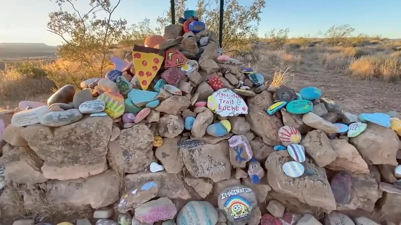 Aspiration Trails Painted Rocks